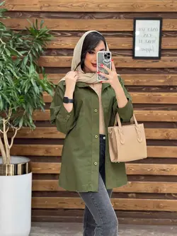 مانتو دو جیب پایین هلال کد 3115 در مجموعه انلاین ونوس مد