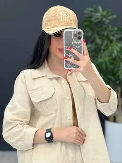 ست مانتو شلوار کارگو کد 3130 شیک و خاص در مجموعه ونوس مد