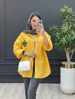 مانتو داکرون جیب کاکتوس کد 3061 خرید انلاین در ونوس مد