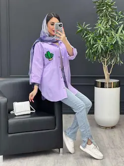 مانتو داکرون جیب کاکتوس کد 3061 خرید انلاین در ونوس مد