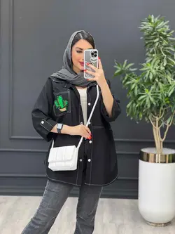 مانتو داکرون جیب کاکتوس کد 3061 خرید انلاین در ونوس مد