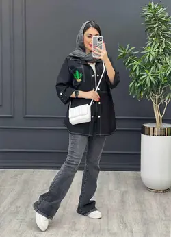 مانتو داکرون جیب کاکتوس کد 3061 خرید انلاین در ونوس مد