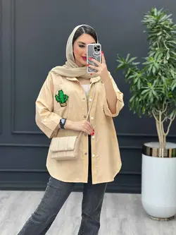 مانتو داکرون جیب کاکتوس کد 3061 خرید انلاین در ونوس مد