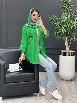 مانتو داکرون جیب کاکتوس کد 3061 خرید انلاین در ونوس مد