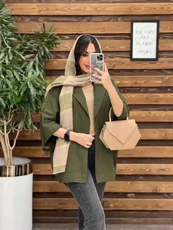 مانتو لینن پانچ زیپ دوزی کد 3165 درمجموعه انلاین ونوس مد