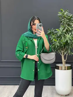 مانتو داکرون جیب کاکتوس کد 3179 در مجموعه انلاین ونوس مد