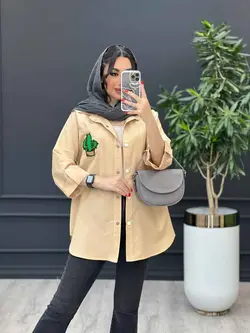 مانتو داکرون جیب کاکتوس کد 3179 در مجموعه انلاین ونوس مد