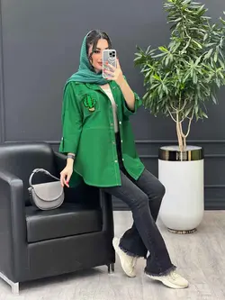 مانتو داکرون جیب کاکتوس کد 3179 در مجموعه انلاین ونوس مد