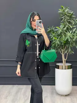 مانتو داکرون جیب کاکتوس کد 3179 در مجموعه انلاین ونوس مد