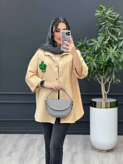 مانتو داکرون جیب کاکتوس کد 3179 در مجموعه انلاین ونوس مد