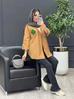 مانتو داکرون جیب کاکتوس کد 3179 در مجموعه انلاین ونوس مد