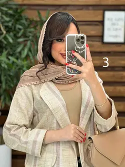 مانتو کتی راه راه جلو باز کد 3287 خرید انلاین وحضوری ونوس مد