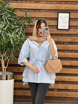 مانتو دکمه مخفی بغل جیب کد 3347 در مجموعه انلاین ونوس مد