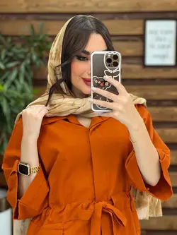 مانتو دکمه مخفی بغل جیب کد 3347 در مجموعه انلاین ونوس مد