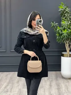 مانتو جین کمرکش کد 3421 | فروشگاه اینترنتی ونوس مد