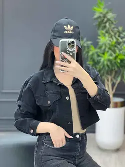 کت جین نیم تنه زاپ دار کد 3469 شیک و خاص در مجموعه ونوس مد