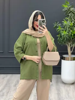 مانتو دو جیب بغل سه دکمه کد 3485 شیک و خاص در مجموعه ونوس مد