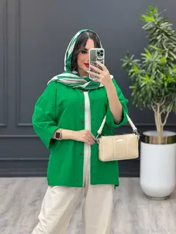 مانتو دو جیب بغل سه دکمه کد 3485 شیک و خاص در مجموعه ونوس مد