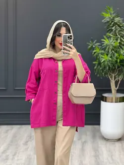 مانتو دو جیب بغل سه دکمه کد 3485 شیک و خاص در مجموعه ونوس مد