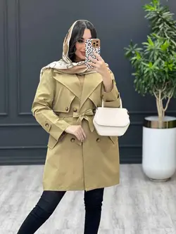 بارانی ژیله مثلثی کد 3512 شیک و خاص در مجموعه انلاین ونوس مد