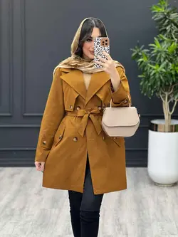 بارانی ژیله مثلثی کد 3512 شیک و خاص در مجموعه انلاین ونوس مد