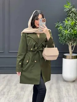 بارانی ژیله مثلثی کد 3512 شیک و خاص در مجموعه انلاین ونوس مد