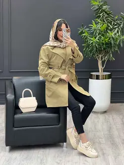 بارانی ژیله مثلثی کد 3512 شیک و خاص در مجموعه انلاین ونوس مد