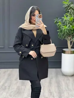 بارانی ژیله مثلثی کد 3512 شیک و خاص در مجموعه انلاین ونوس مد