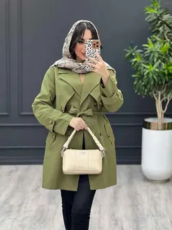 بارانی ژیله مثلثی کد 3512 شیک و خاص در مجموعه انلاین ونوس مد