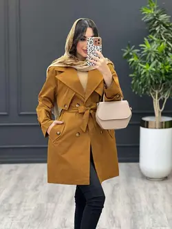 بارانی ژیله مثلثی کد 3512 شیک و خاص در مجموعه انلاین ونوس مد