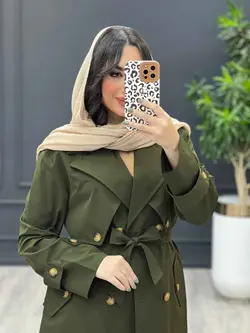 بارانی ژیله مثلثی کد 3512 شیک و خاص در مجموعه انلاین ونوس مد