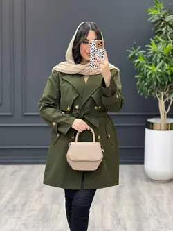 بارانی ژیله مثلثی کد 3512 شیک و خاص در مجموعه انلاین ونوس مد