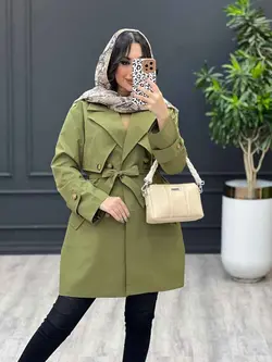 بارانی ژیله مثلثی کد 3512 شیک و خاص در مجموعه انلاین ونوس مد