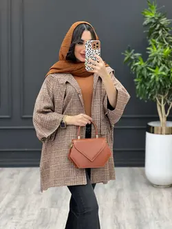 پالتو خفاشی بغل دکمه کد 3001 | فروشگاه اینترنتی ونوس مد