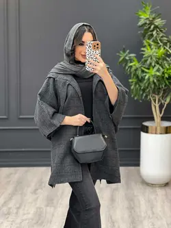 پالتو خفاشی بغل دکمه کد 3001 | فروشگاه اینترنتی ونوس مد