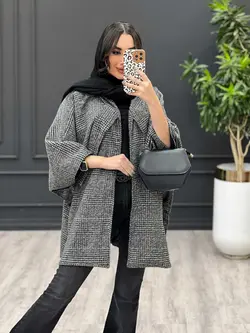 پالتو خفاشی بغل دکمه کد 3001 | فروشگاه اینترنتی ونوس مد