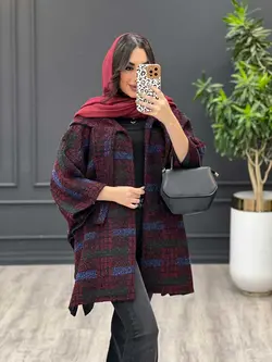 پالتو خفاشی بغل دکمه کد 3001 | فروشگاه اینترنتی ونوس مد