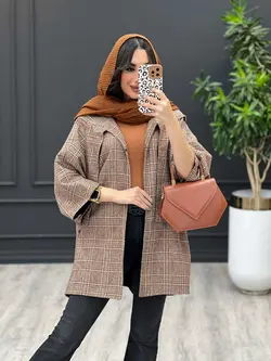 پالتو خفاشی بغل دکمه کد 3001 | فروشگاه اینترنتی ونوس مد