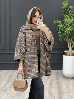 پالتو خفاشی بغل دکمه کد 3001 | فروشگاه اینترنتی ونوس مد