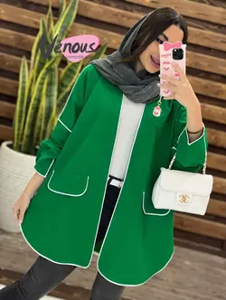 خرید اینترنتی مانتو کتی پانچ مغزی دوزی کد1341فروشگاه ونوس مد