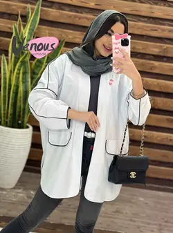 خرید اینترنتی مانتو کتی پانچ مغزی دوزی کد1341فروشگاه ونوس مد