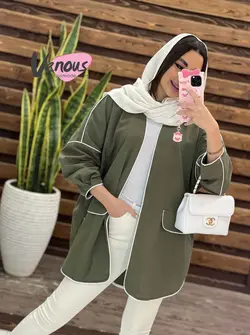 خرید اینترنتی مانتو کتی پانچ مغزی دوزی کد1341فروشگاه ونوس مد