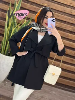 مانتو ژیله دار مغزی دوزی کد 1315 شیک و خاص با مجموعه ونوس مد