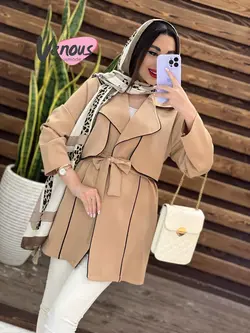 مانتو ژیله دار مغزی دوزی کد 1315 شیک و خاص با مجموعه ونوس مد