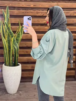 مانتو الیزه طرح دار کد 1308 شیک و خاص با فروشگاه ونوس مد