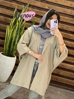 خرید اینترنتی و حضوری مانتو لنین پایین گت کد 1285 در ونوس مد