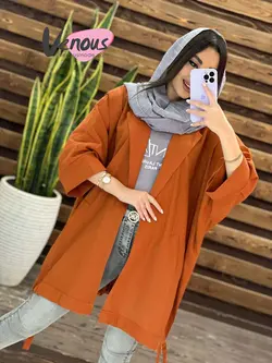 خرید اینترنتی و حضوری مانتو لنین پایین گت کد 1285 در ونوس مد