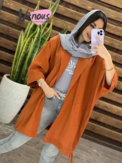 خرید اینترنتی و حضوری مانتو لنین پایین گت کد 1285 در ونوس مد