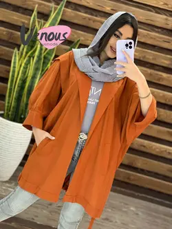 خرید اینترنتی و حضوری مانتو لنین پایین گت کد 1285 در ونوس مد