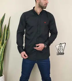 پیراهن مشکی مردانه ZARA کد 674 درفروشگاه انلاین ونوس مد